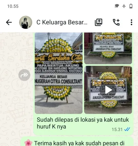 Pengiriman Papan Bunga Duka Kertosono Banyuurip